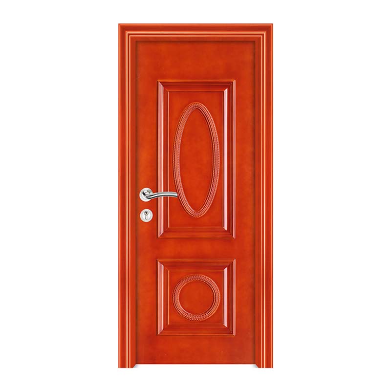 الصين wpc الباب الجلد الطلاء خشبية سوينغ الداخلية الباب الصوت واقية العفن الأبواب مع قفل